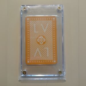 Louis Vuitton EUC Collectable Playing Card 5 of Hearts